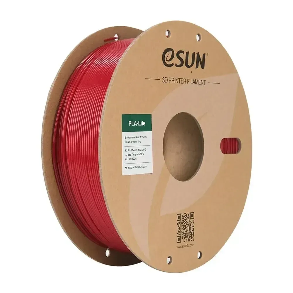 eSUN PLA-Lite Fire Engine Red, 1.75 mm 1 kg spool