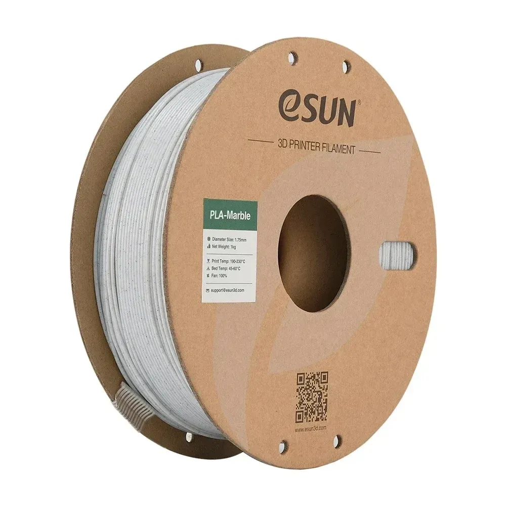 eSUN PLA-Marble Marble Grey, 1.75 mm 1 kg spool