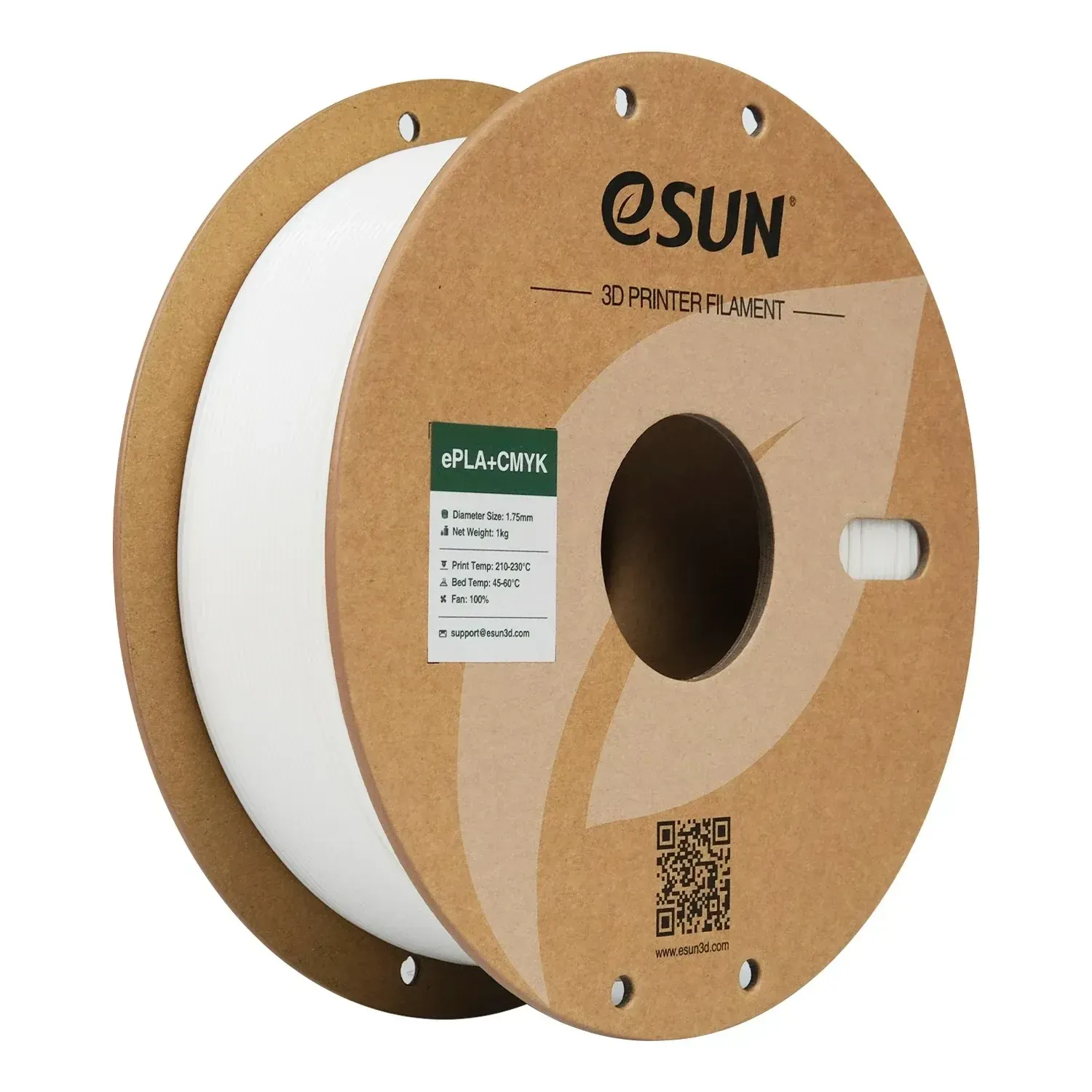 eSUN PLA+CMYK White, 1.75 mm 1 kg spool