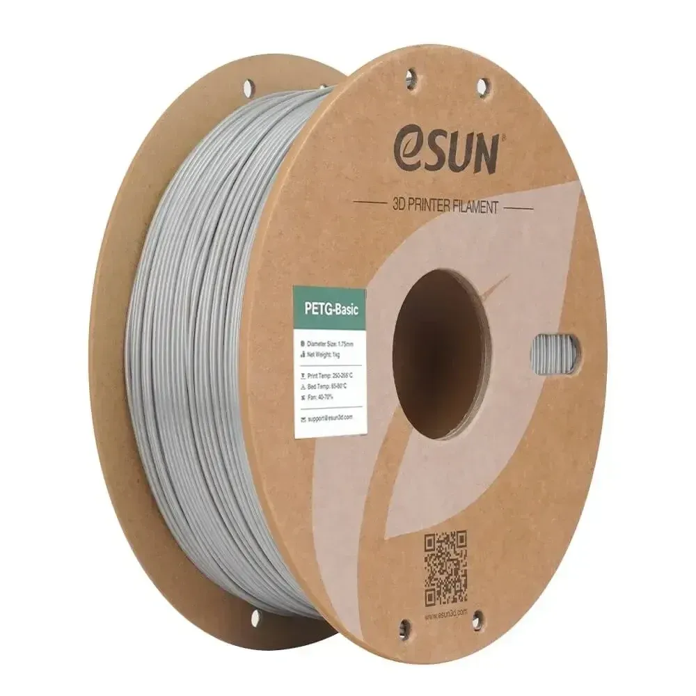 eSUN PETG-Basic Silver, 1.75 mm 1 kg spool