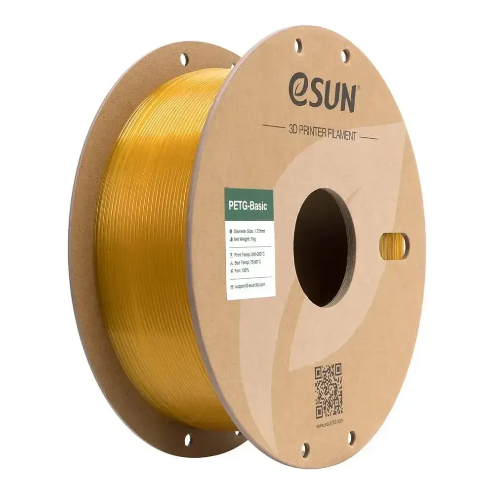 eSUN PETG-Basic Translucent Light Orange, 1.75 mm 1 kg spool