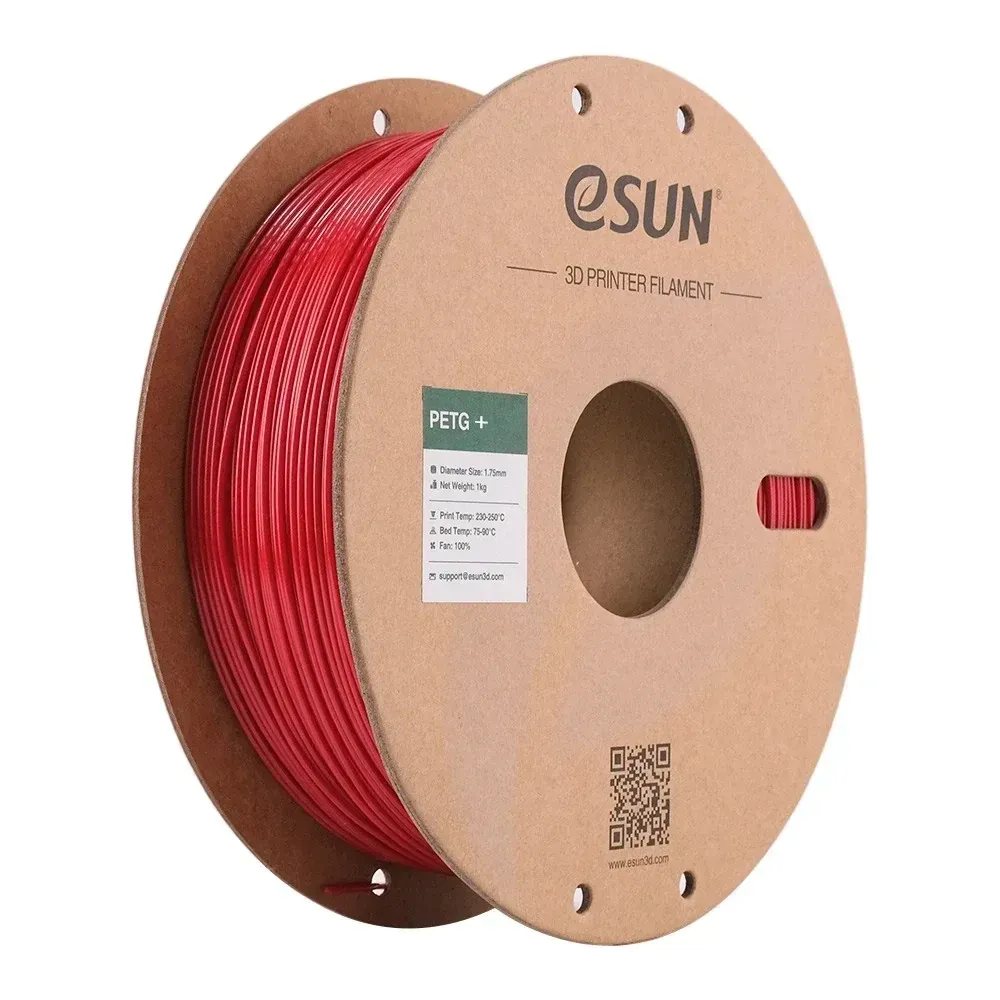 eSUN PETG+ Fire Engine Red, 1.75 mm 1 kg spool