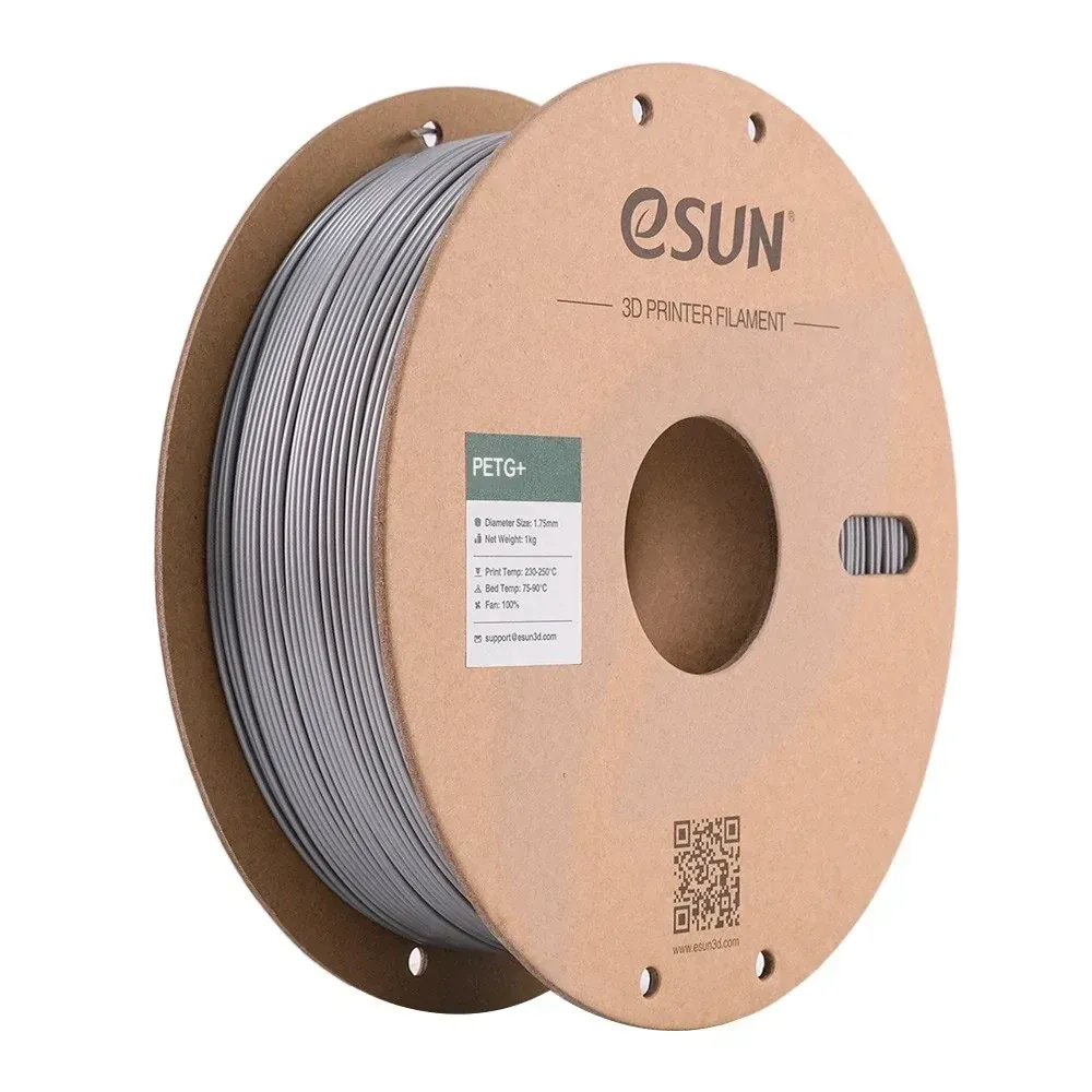 eSUN PETG+ Silver, 1.75 mm 1 kg spool