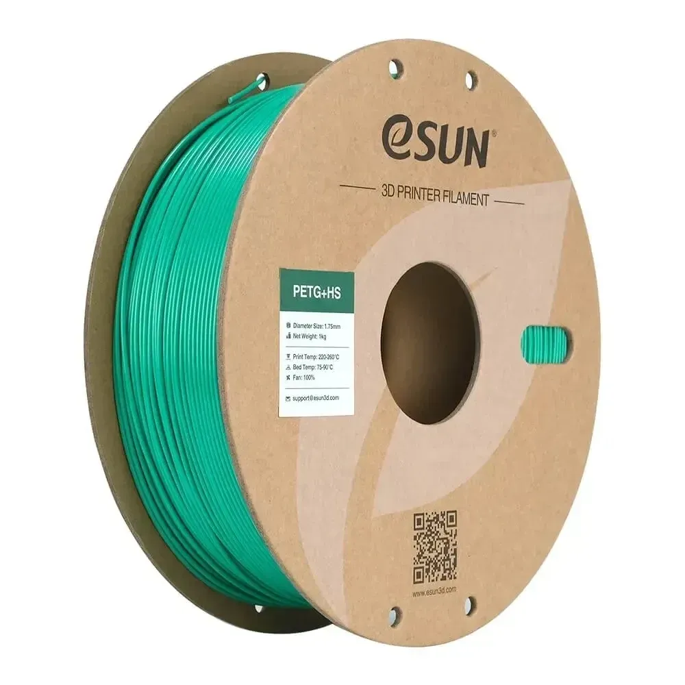eSUN PETG+HS Green, 1.75 mm 1 kg spool