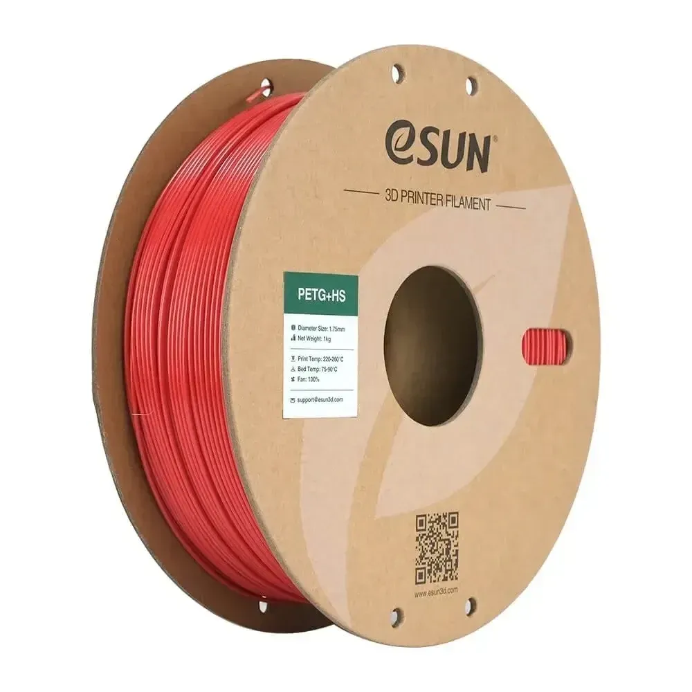 eSUN PETG+HS eSUN Fire Engine Red, 1.75 mm 1 kg spool