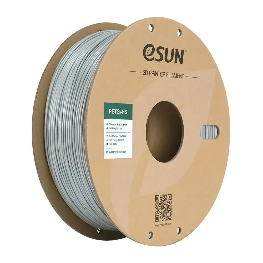 eSUN PETG+HS Silver, 1.75 mm 1 kg spool
