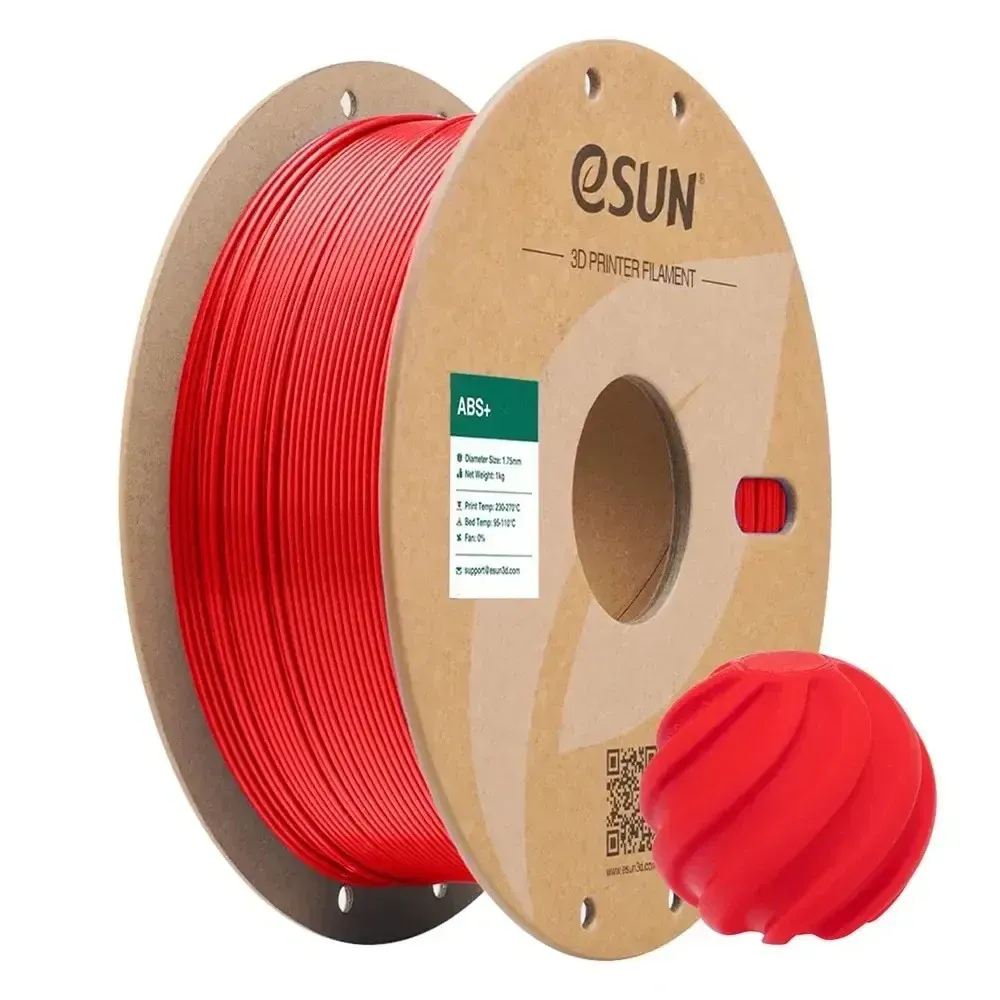 eSUN ABS+ Red, 1.75 mm 1 kg spool