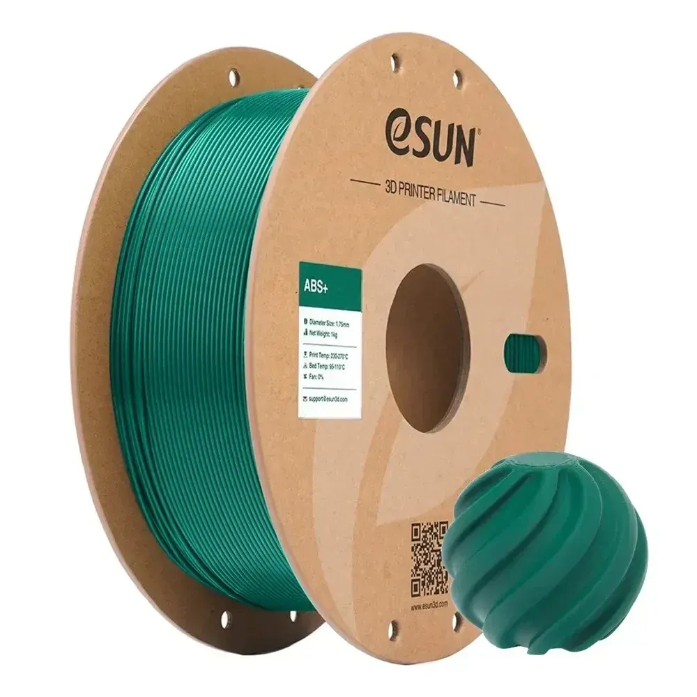 eSUN ABS+ Green, 1.75 mm 1 kg spool