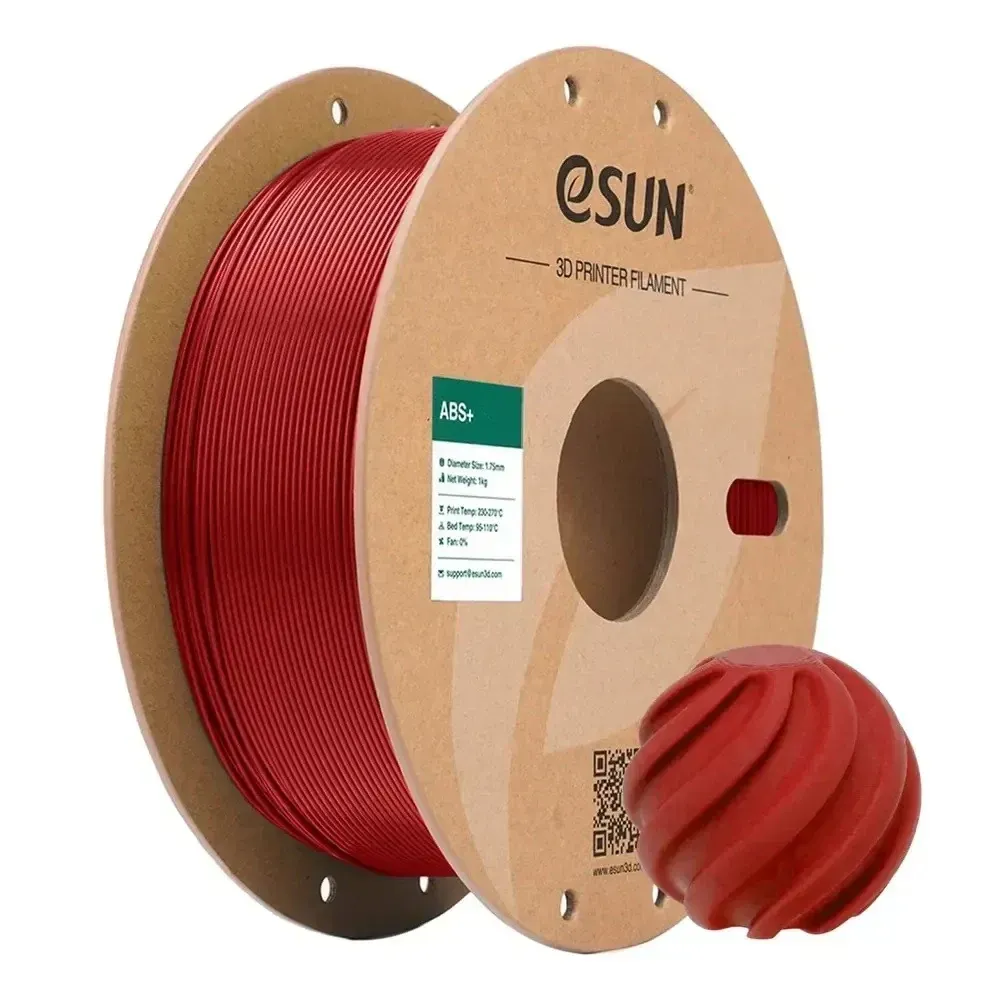 eSUN ABS+ Fire Engine Red, 1.75 mm 1 kg spool