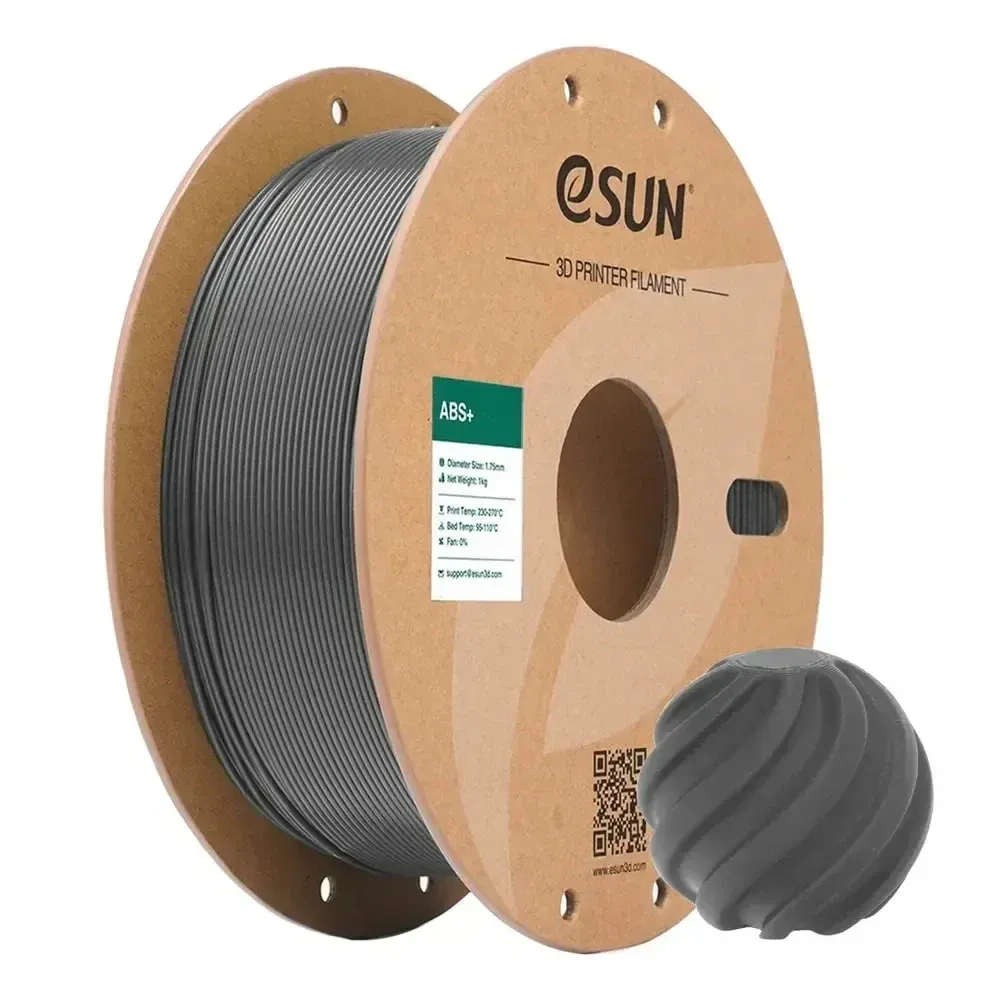 eSUN ABS+ Dark Silver, 1.75 mm 1 kg spool