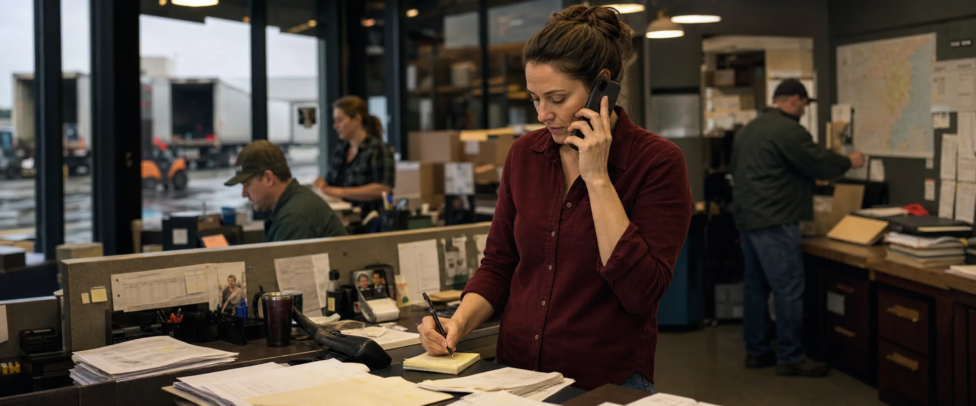 A feed of account signals triaged for logistics sales