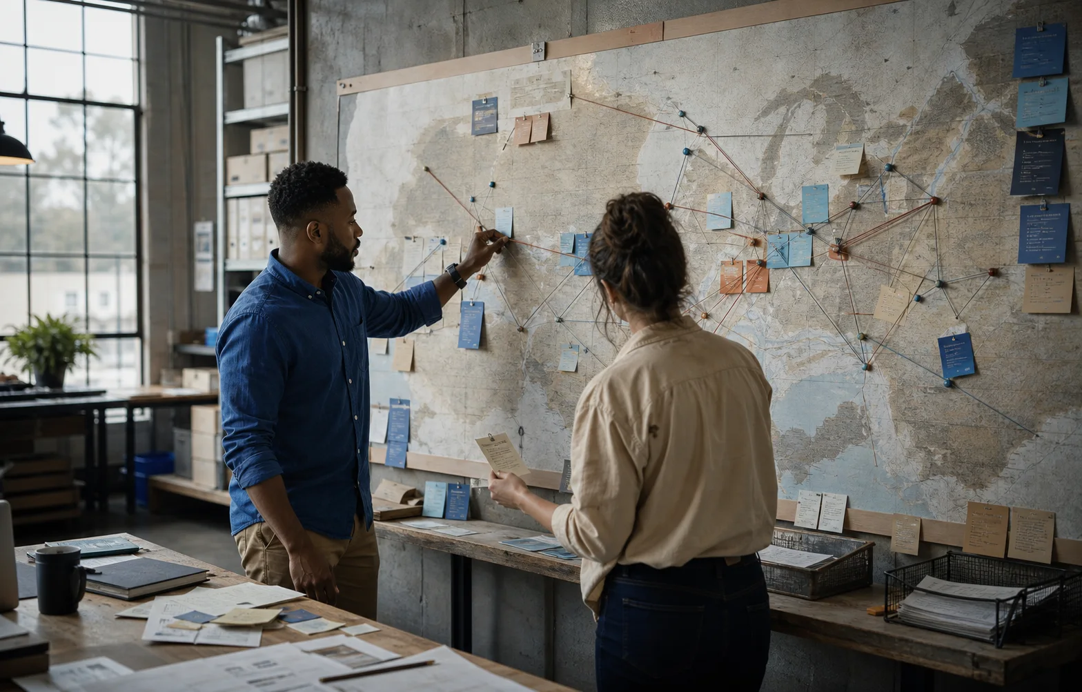 A freight broker segmentation map with operating models
