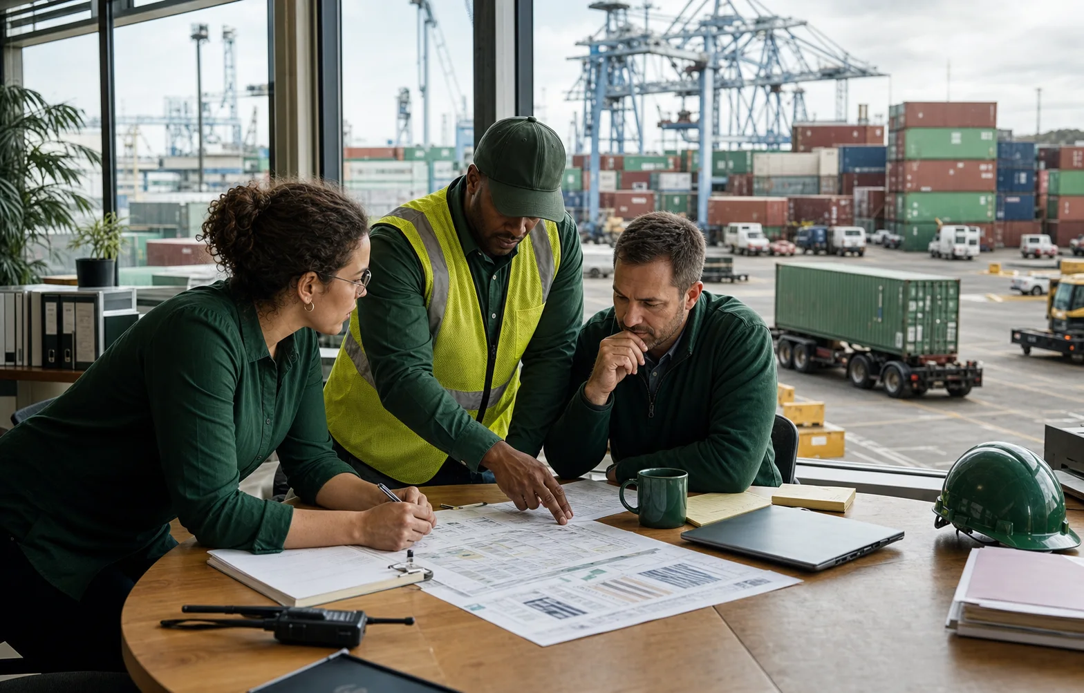 A signal feed showing transportation procurement research clues
