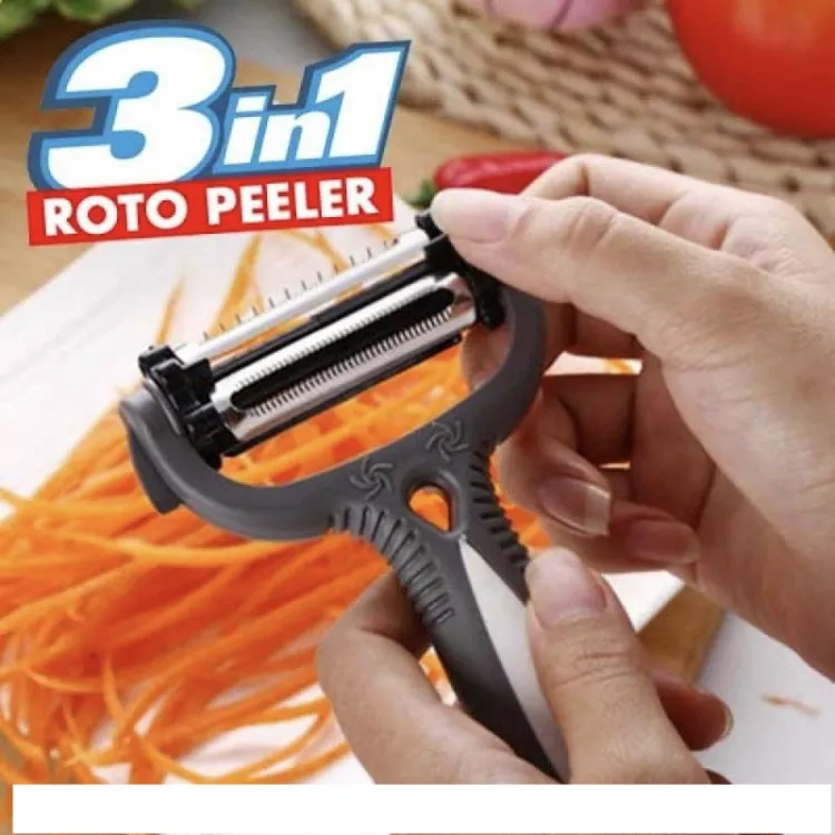 3 in 1 Roto Peeler For Potato Apple Vegetable & Fruits Peeler