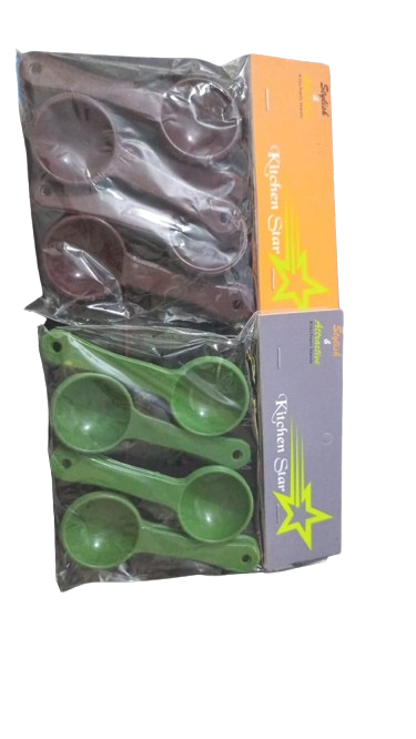 Pack of 6 - Mini Wooden Spoons, Spices Spoons, Small Round Wooden Kitchen Seasoning Spoons, Honey Spoon Masala Spoon