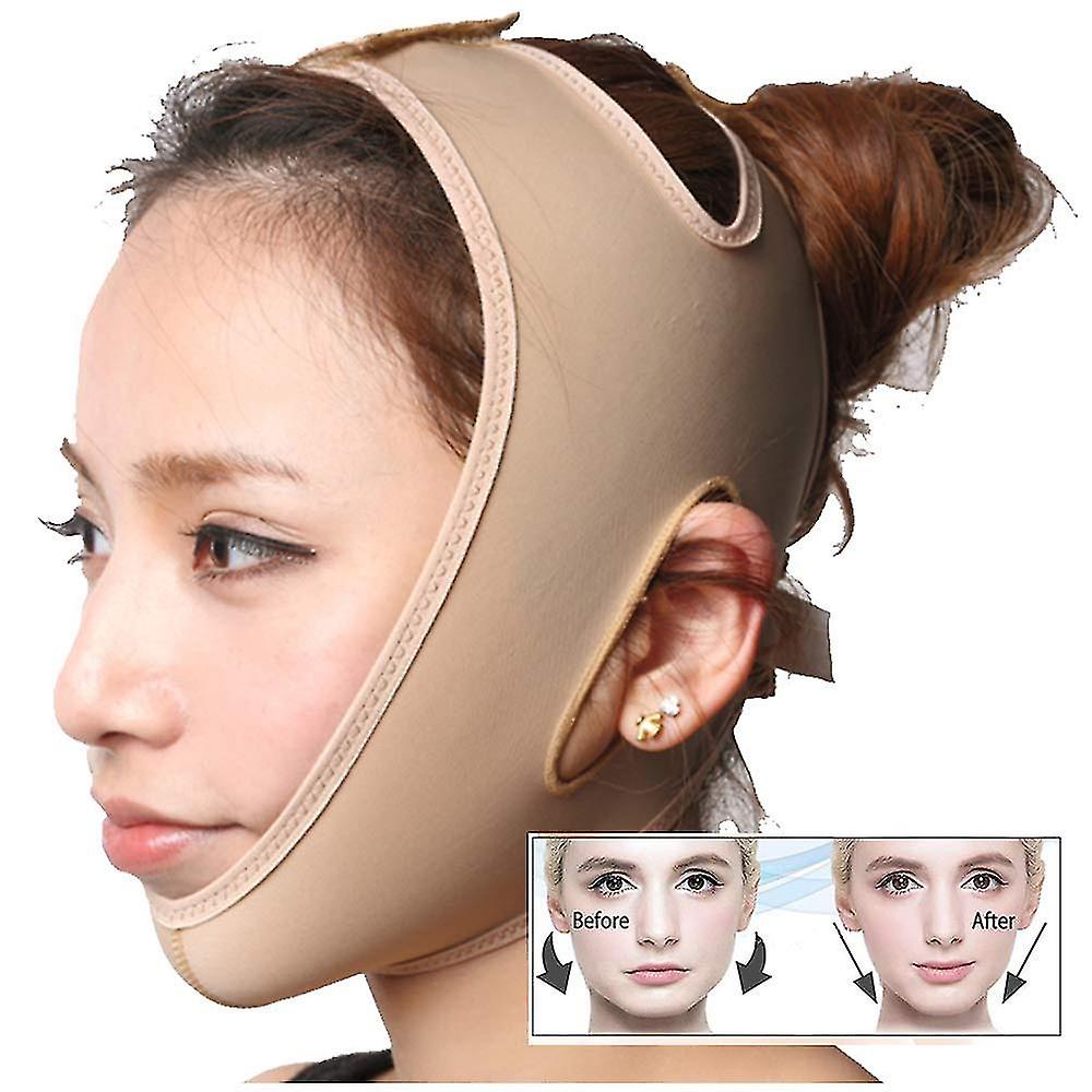 2pcs Face Lifting Mask, V Line Mask, Double Chin Lifting Belt V Line Mask,