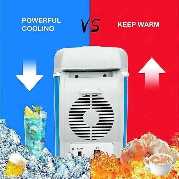 Car Refrigerator 7.5L Capacity Mini Portable Food Grade Thickened Inner Liner Low Noise Electric Car Cooler