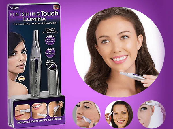 Lumina Finishing Touch Facial Hair Removing Pen - Flawless Hair Remover Machine