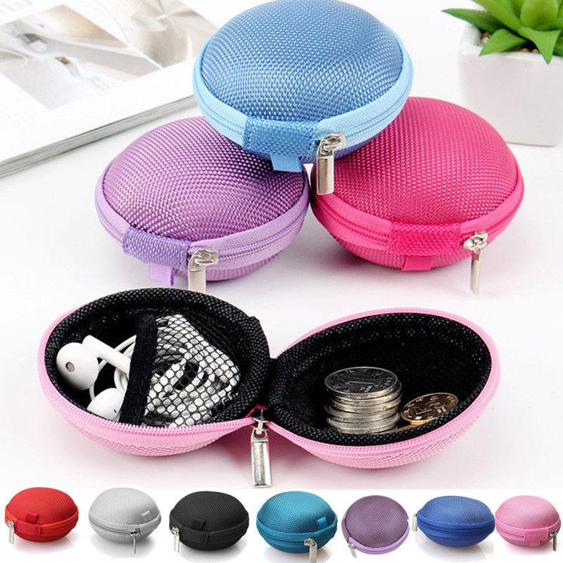 1Pcs Zipper Case Storage For Handsfree And Other Small Items Earphone Case Bags Pouch