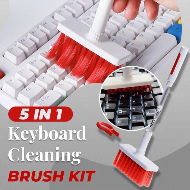 5 in 1 Keyboard Cleaning Brush Computer Earphone Cleaning tools Keyboard Cleaner keycap Puller kit