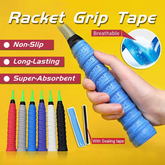 WD&CD Racquet Grip, 6Pcs Tennis Racket Grip Tape Anti Slip Badminton Racket Grip Tape