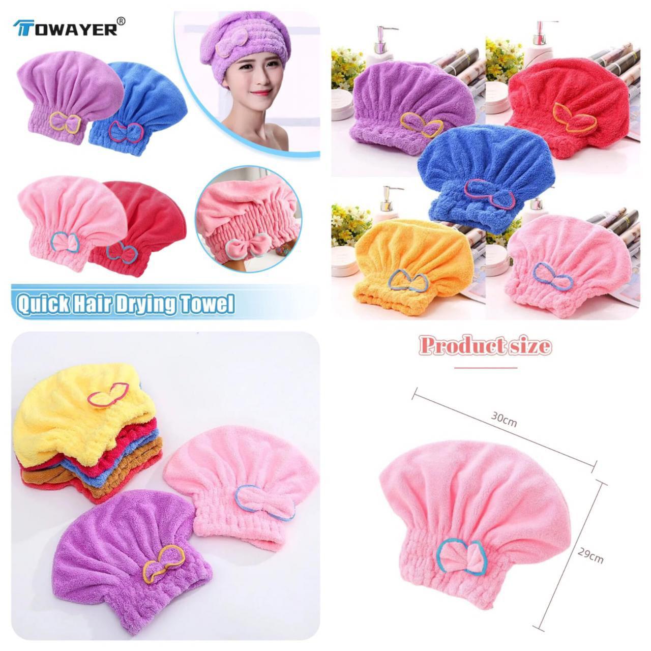 1 Piece Spa Headband Towel - Easy Head Towel After Shower (Quick Water Absorbent)