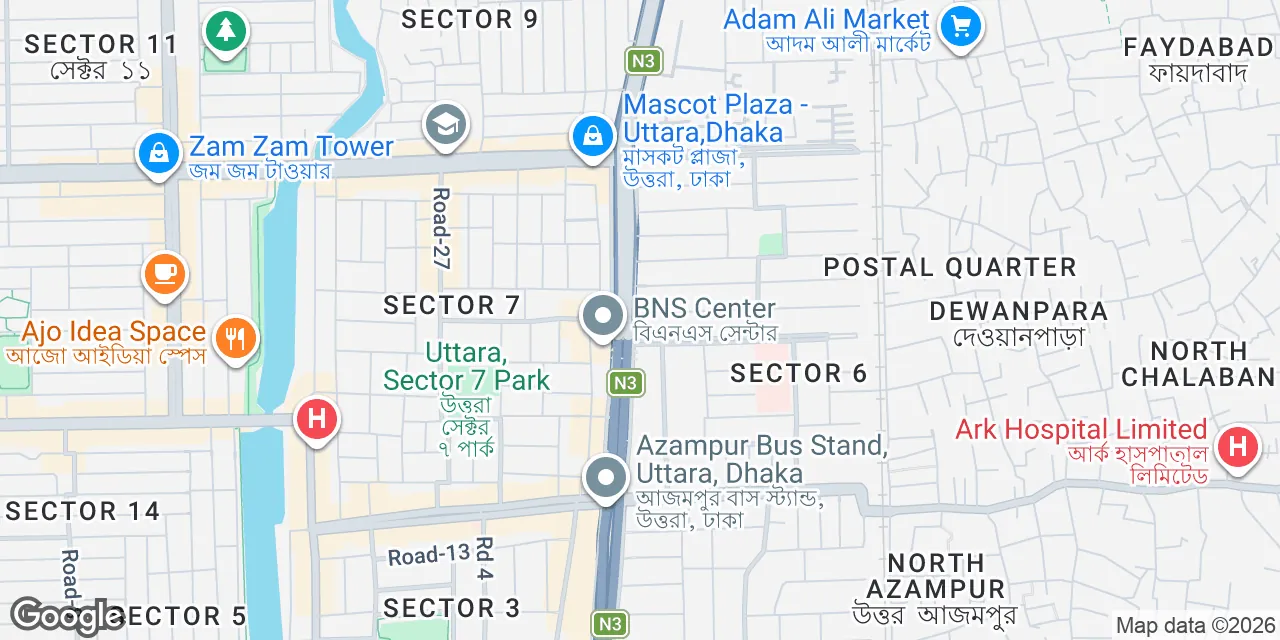 House 17, Sector 6, Road-6, Uttara,Mika Cornerstone, Dhaka 1230