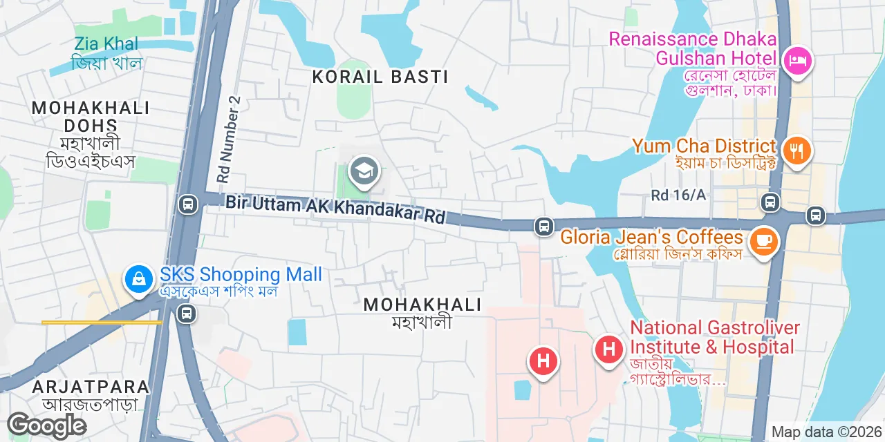 Mohakhali, C/A 70, Dhaka 1212