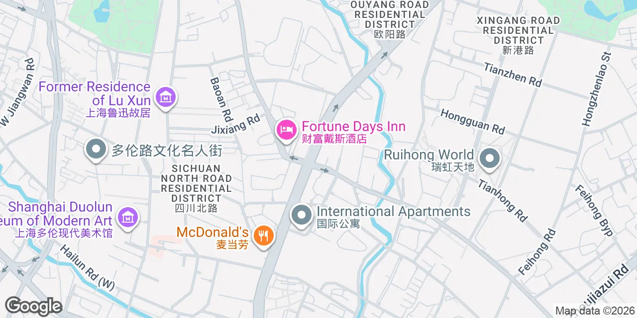 No.228 Siping Road, Room 1301-1304,Hongkou District, Shanghai, Hongkou 200086