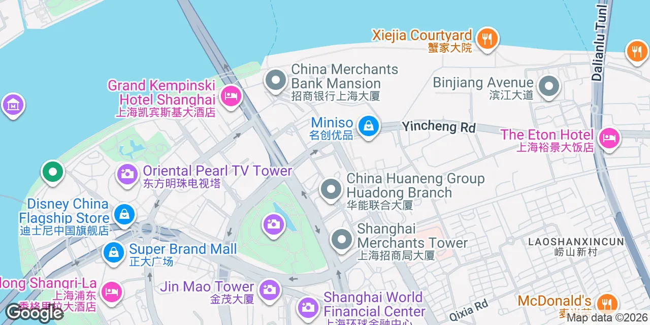 1000  Lujiazui Ring Road,Pudong New Area, Shanghai, Pudong 200120