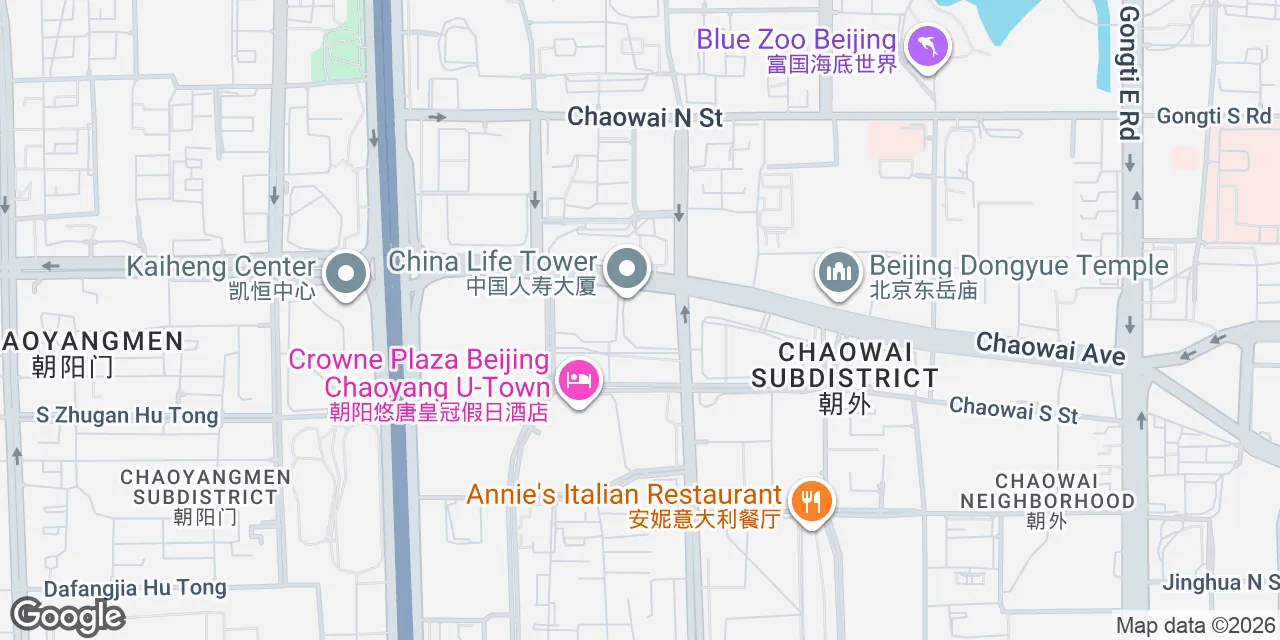 16 Chao Yang Men Wai Street,5/F, China Life Tower West,Chaoyang District, Beijing 100020