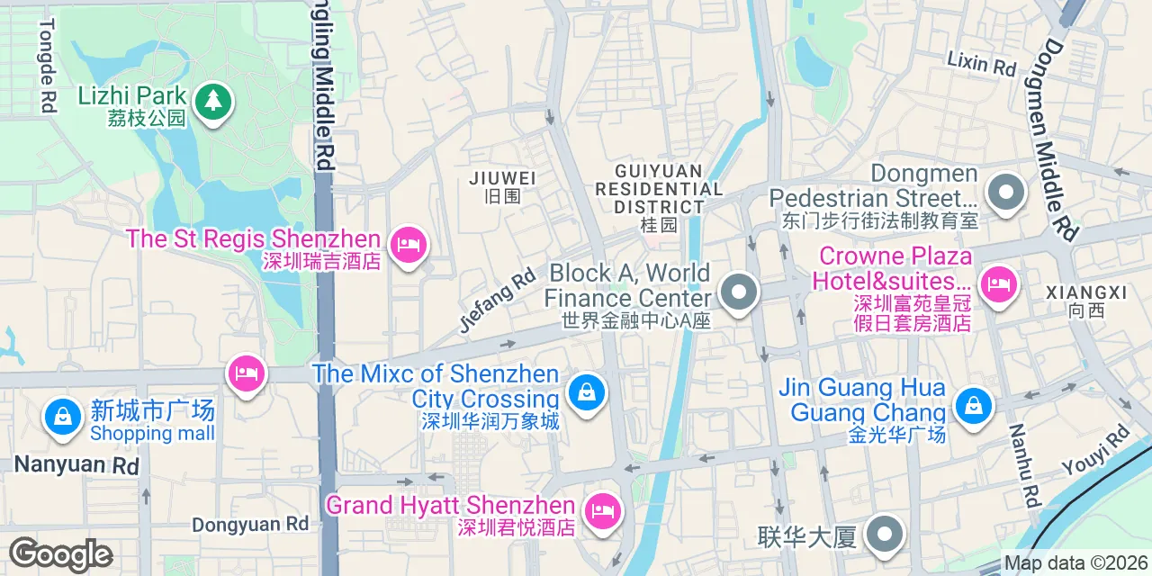 5002 East Shennan Road,55/F, Shun Hing Square,Luohu District, Shenzhen 518022