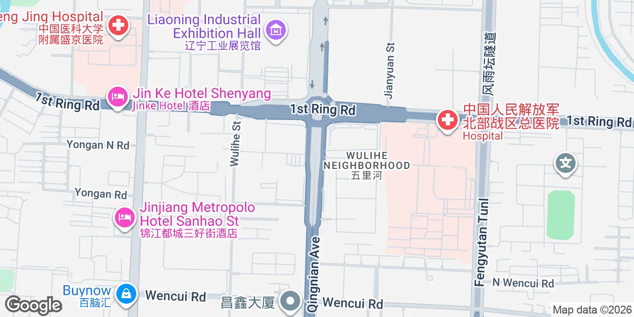 No.167 Qingnian Street,27F,Shenhe District, Shenyang 110016