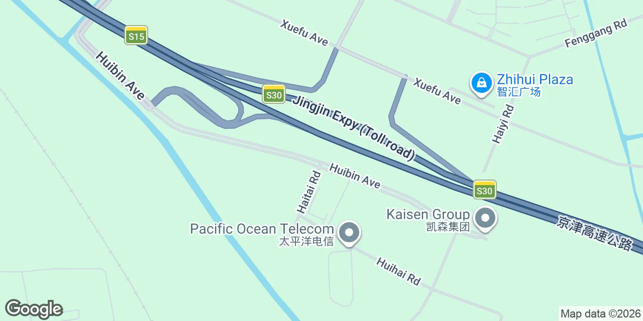 7/F of the building 40 metres south of the intersection of Haitai Road and Huibin Road,Wuqing District, Langfang 300074