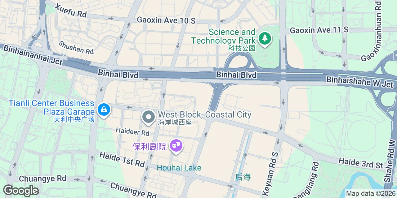 25/F & 26/F, Tower B, Tianli Central Business Plaza,Nanshan Commercial and Cultural Center, Nanshan District, Shenzhen 518064