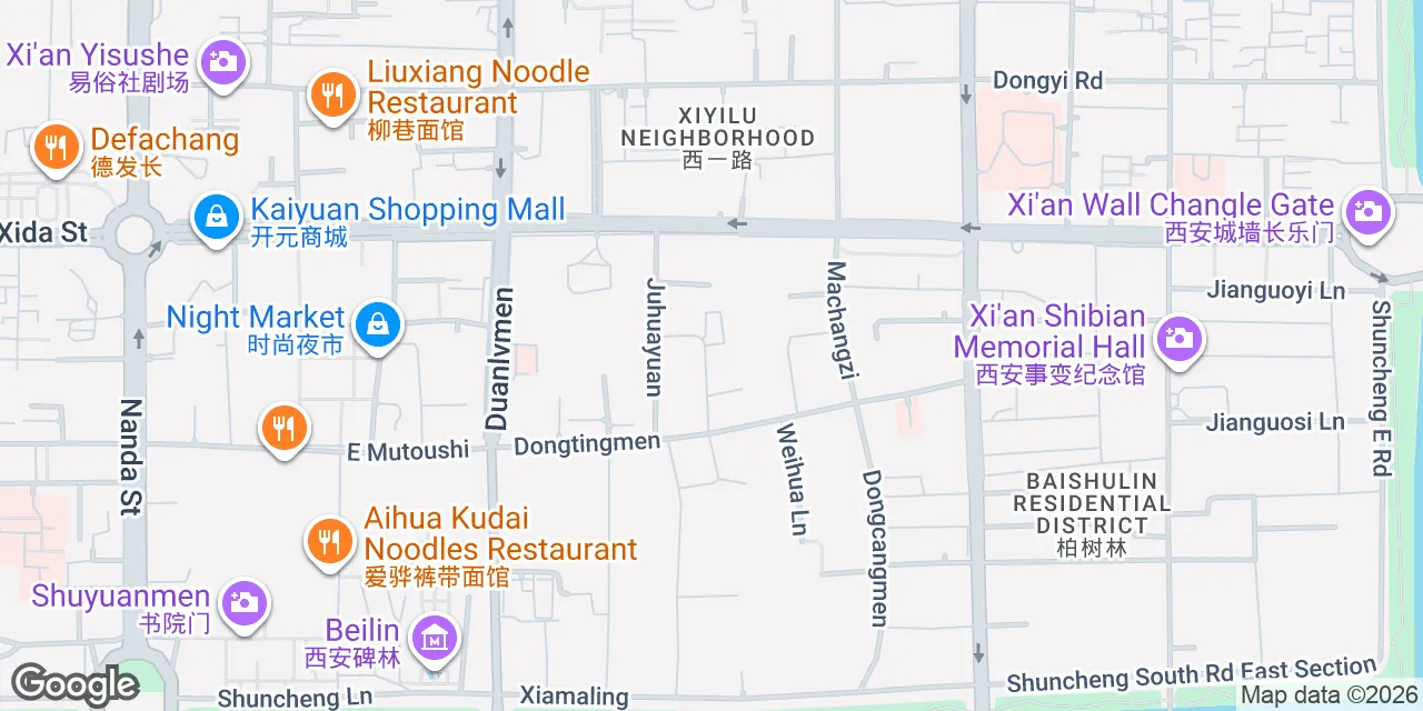 No.23 Yinmachi, Beilin District,Shanxi Province, Xi'an 710001