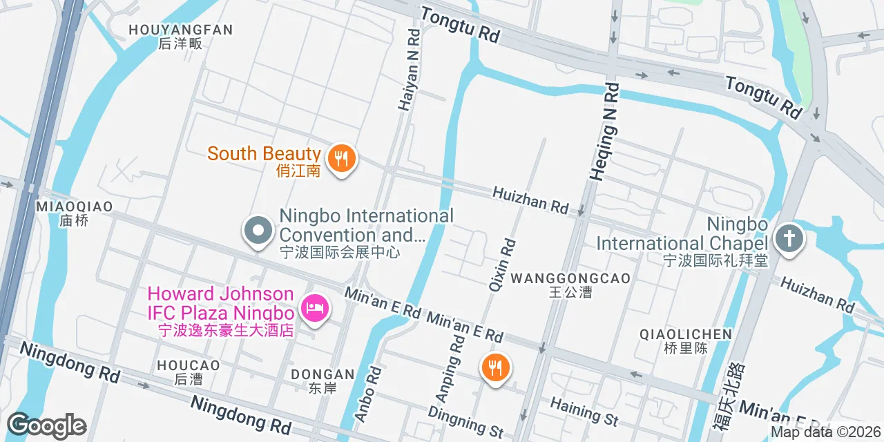 No.2888 Anbo Road,Fuming Subdistrict,Yinzhou District, Ningbo 315042