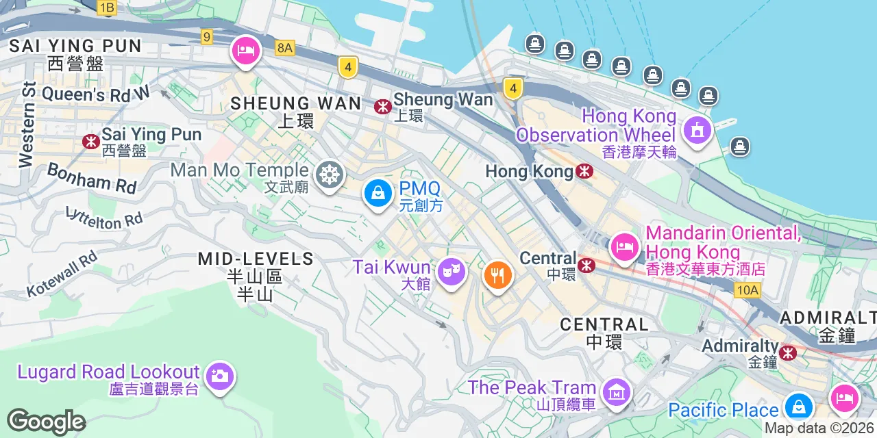 102-104 Des Voeux Road Central, Central,1/F—10/F, The Voeux, Central, Hong Kong 0