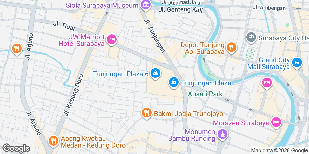 23rd Floor, Pakuwon Centre,Jl. Embong Malang No.1-5, Kedungdoro,Tegalsari, Kota SBY, Jawa Timur, Surabaya 60261
