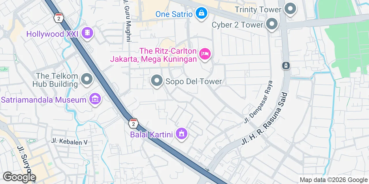 Jl. Mega Kuningan barat Blok E.4.7 No.1 RT.5/RW.2,Mega Kuningan area,Kuningan Timur Village, Setiabudi, Jakarta CBD 12950