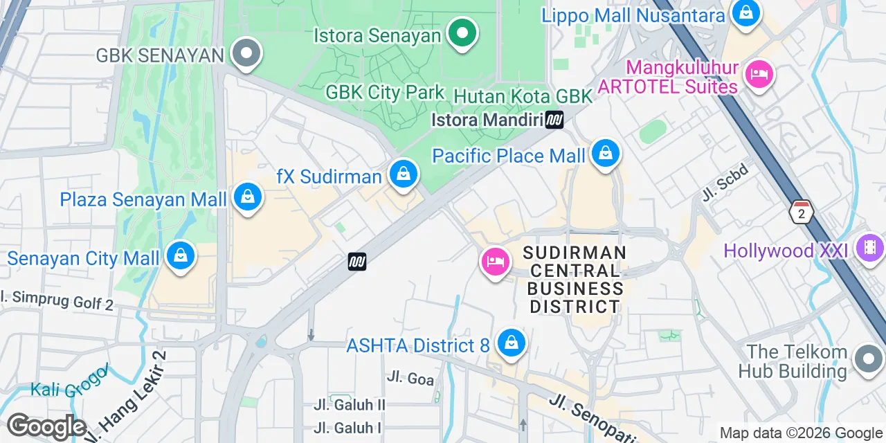 Jl. Jenderal Sudirman Kav. 59,Plaza Asia, Jakarta Golden Triangle 12190