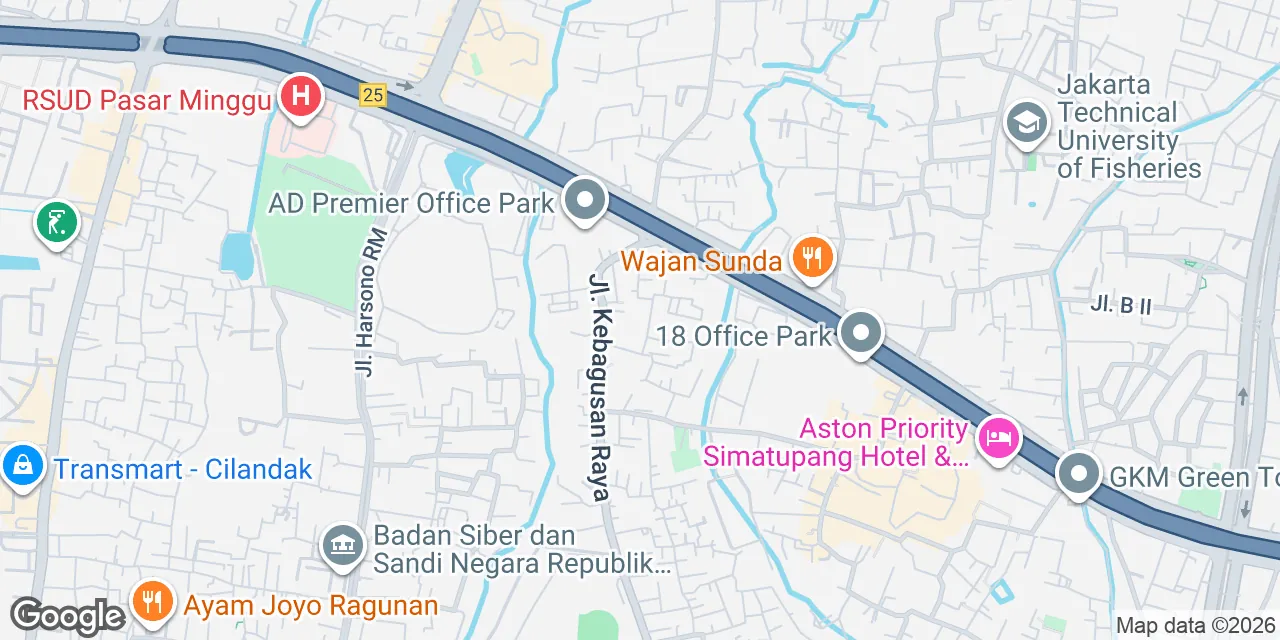 Jl. TB Simatupang No.2,Regus Plaza Oleos, Jakarta South 12520