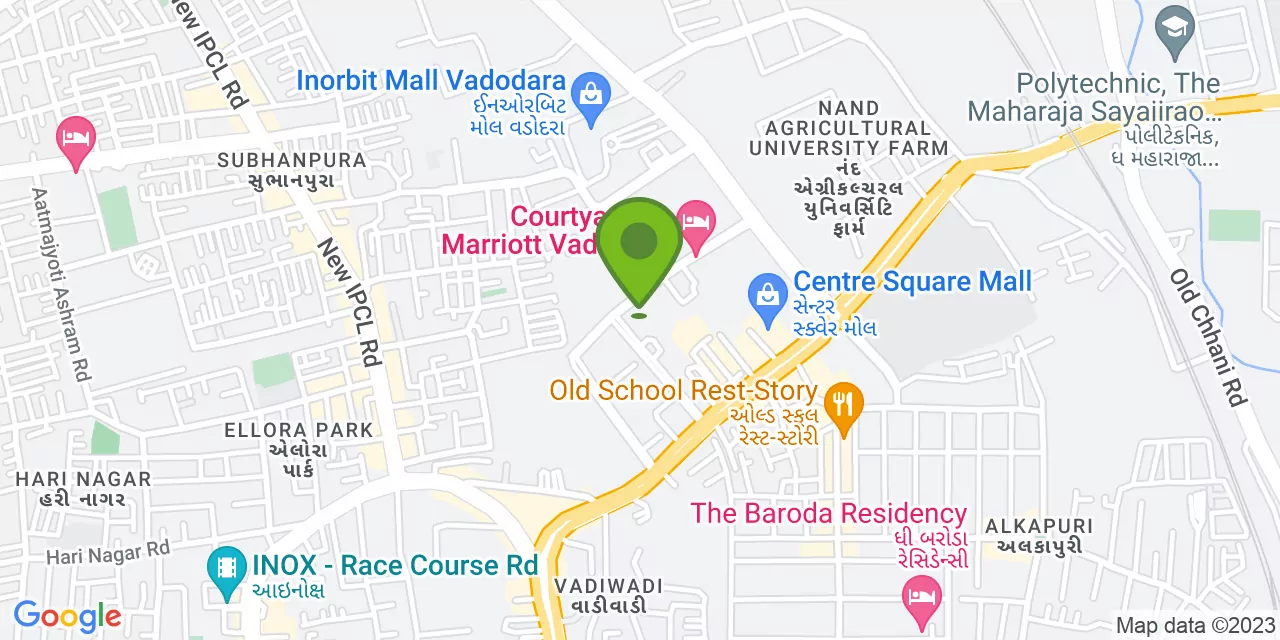 Atlantis Ln, Notus IT Park, Sarabhai Campus, Vadiwadi, Vadodara 390023