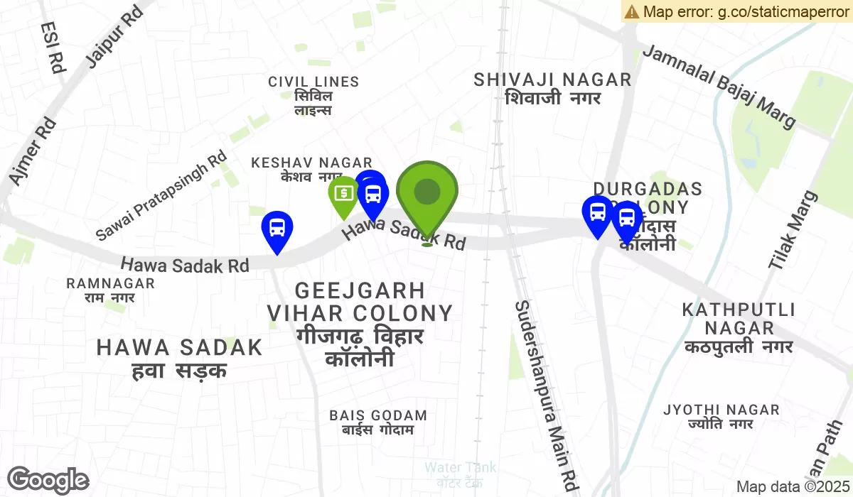 F 31 &32, Hawa Sadak, Geejgarh Vihar Colony, Civil Lines, Jaipur 302007
