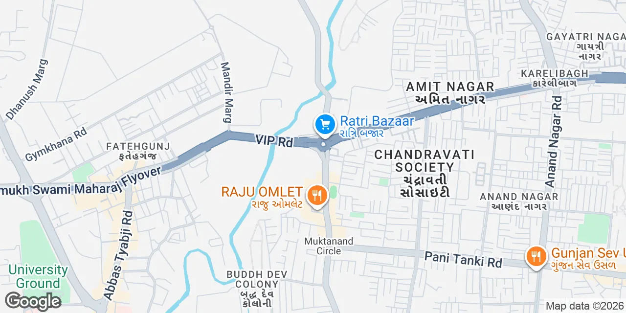 Sandesh Bhavan, Near Vuda Circle, Karelibaug, Vadodara 390018