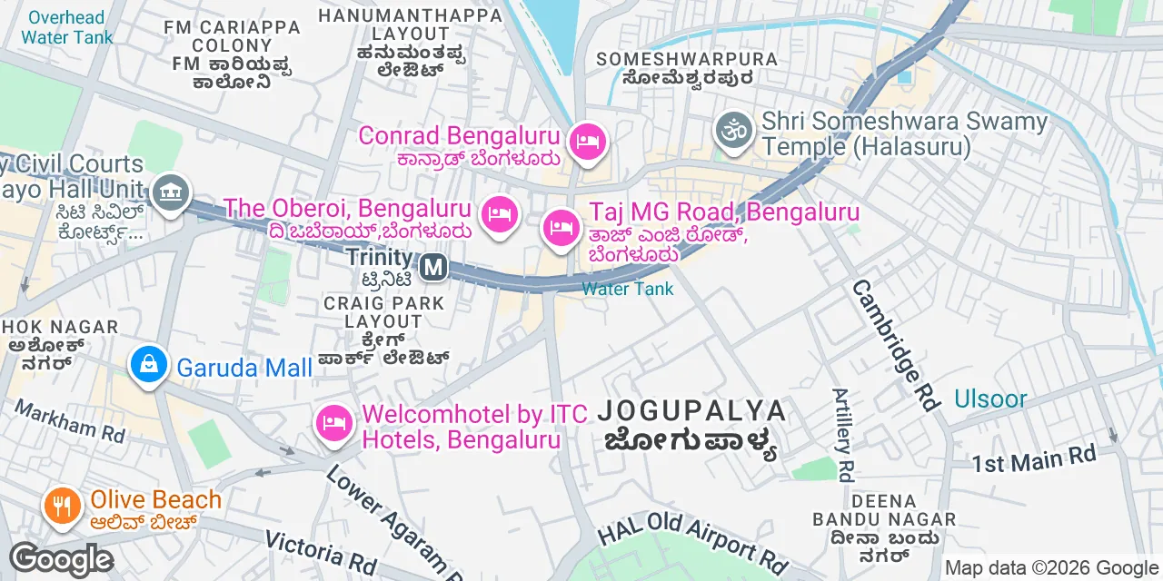 154 Old Madras Rd,Behind Trinity Church Rd, Bengaluru Central 560008
