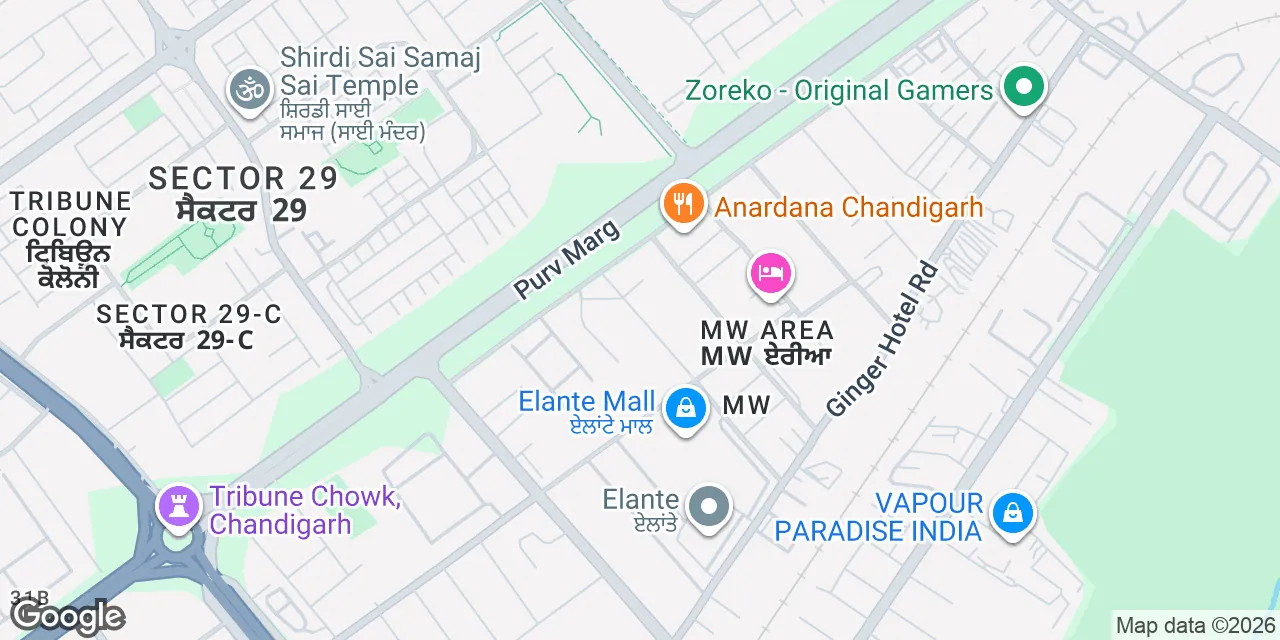 178-178A, Elante Offices, Purv Marg,6th Floor, Phase 1 Elante Industrial and business Park, Chandigarh 160002