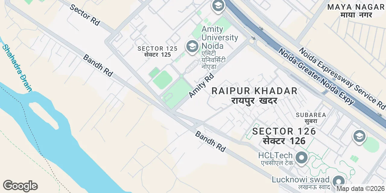 Plot# 12,  Amity Rd, Raipur Khadar, Sector 126,Knowledge Centre, Noida 201303