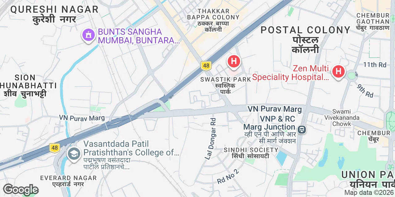 VN Purav Marg,Unit No.9, 9th Floor, Corporate Park II, Near Swastik Chambers, Chembur, Mumbai Central 400071