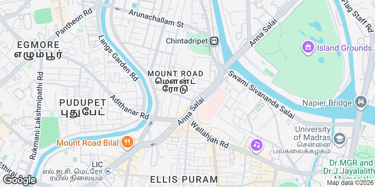 Mount Road, Chennai 600006